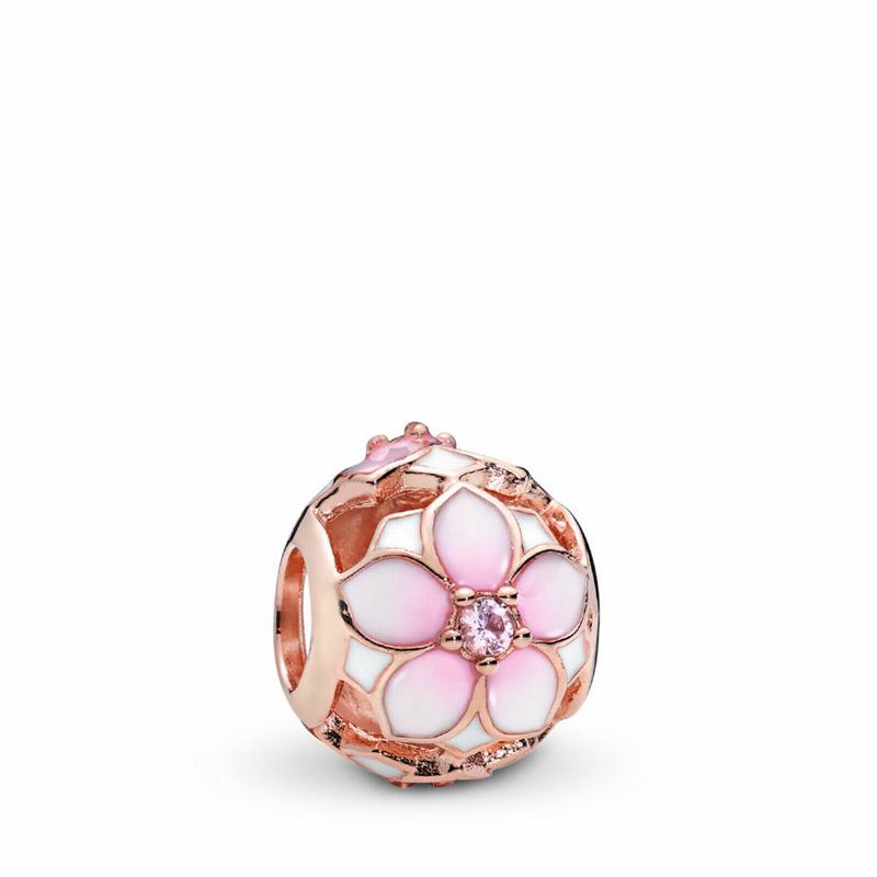 Pandora Rose™ Magnolia Bloom Charm NZ (052974-JBR)